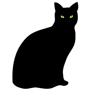 Motiv schwarze katze