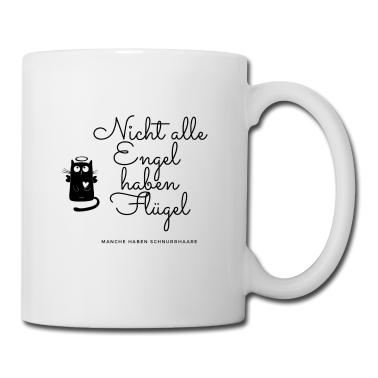 Katzen Tasse - Katze Engel