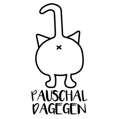 Motiv Pauschal dagegen katze
