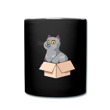 Katzen Tasse - Britisch Kurzhaar Katze Karton