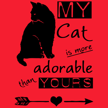 Motiv My Cat Katze Tier Haustier Geschenk