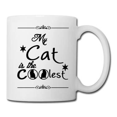 Katzen Tasse - Coolest Cat Katze Spruch Tier Geschenk