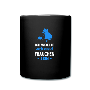 Katzen Tasse - Katze Frauchen