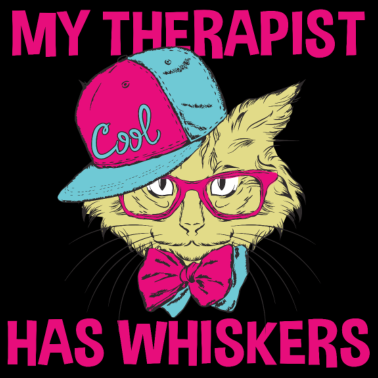 Motiv Funny My Therapist Has Whiskers Gift