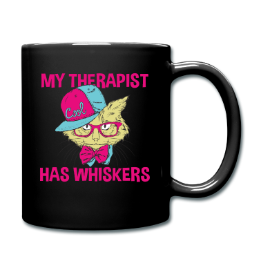 Katzen Tasse - Funny My Therapist Has Whiskers Gift