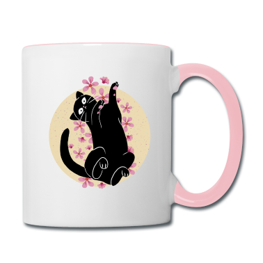 Katzen Tasse - hello spring