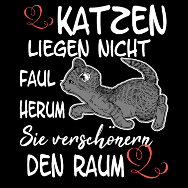 Motiv Katze Kätzchen Liebe Spruch Familie Herz Geschenk