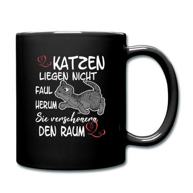 Katzen Tasse - Katze Kätzchen Liebe Spruch Familie Herz Geschenk