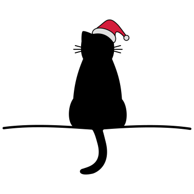 Motiv Katze Nikolaus Weihnachtskatze Weihnachten