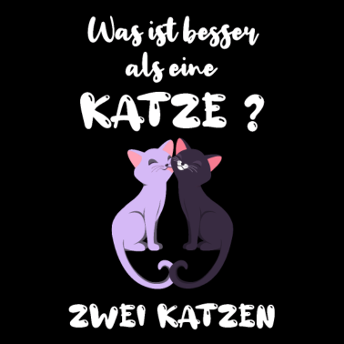 Motiv Was ist besser als eine Katze - zwei Katzen
