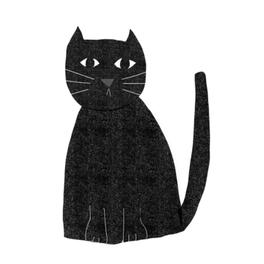 Motiv schwarze Katze