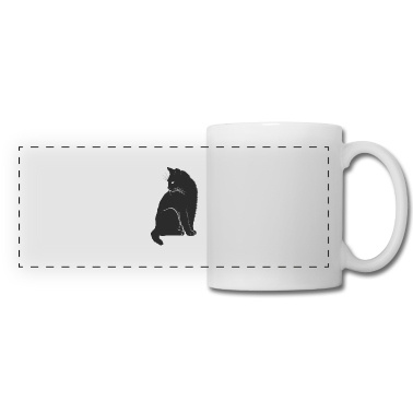 Katzen Tasse - schwarze katze