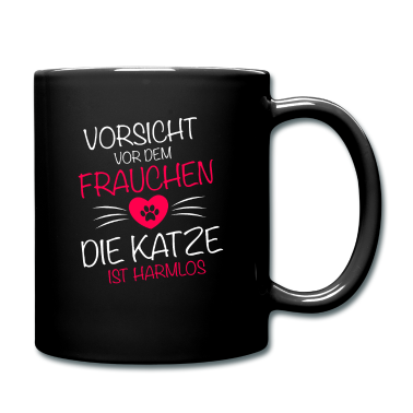 Katzen Tasse - Katzen Mama Frauchen Harmlos Katzenliebhaber