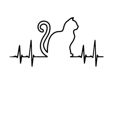 Motiv Herzschlag Katze