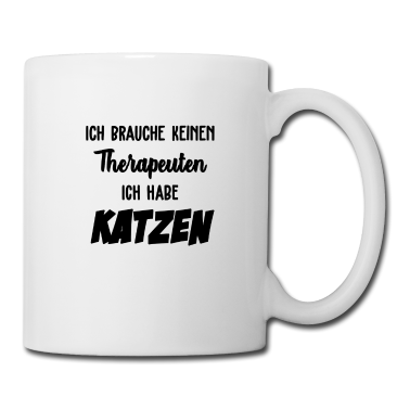 Katzen Tasse - Katze Therapeut