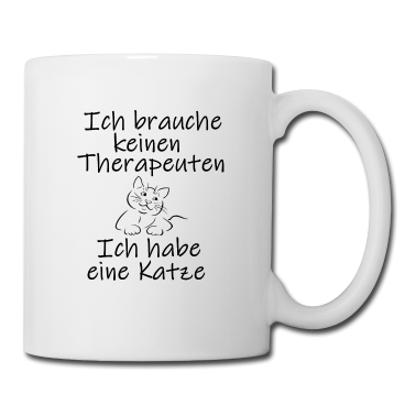 Katzen Tasse - Katze Therapeut