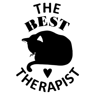 Motiv Katze Das beste Therapeuten-Shirt