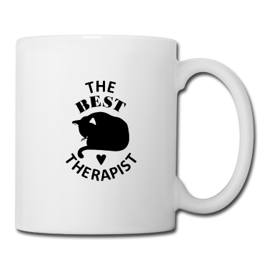 Katzen Tasse - Katze Das beste Therapeuten-Shirt