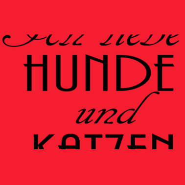 Motiv Hunde und Katzen
