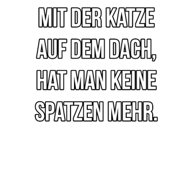 Motiv Katze auf dem Dach keine Spatzen mehr