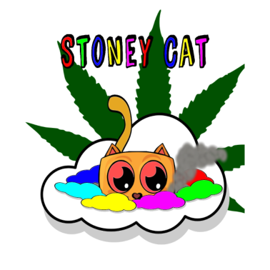 Motiv Cannabis Katze weed