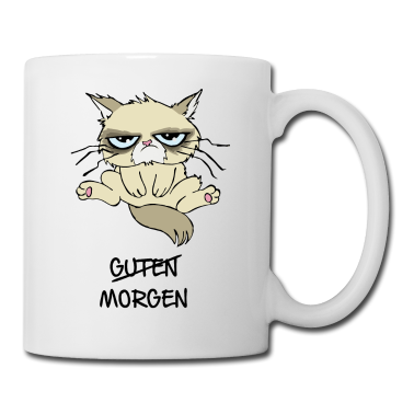 Katzen Tasse - guten morgen
