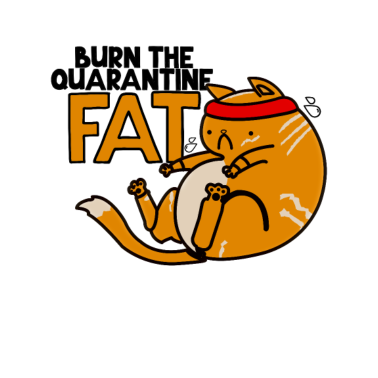 Motiv Cat Katze Corona Quarantäne