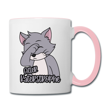 Katzen Tasse - Alter Katastrophe Katerstrophe Kater Facepalm
