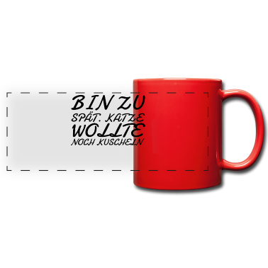 Katzen Tasse - katze - Katze wollte kuscheln