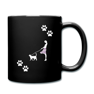 Katzen Tasse - Mit Der Katze Gassi Gehen Frauen