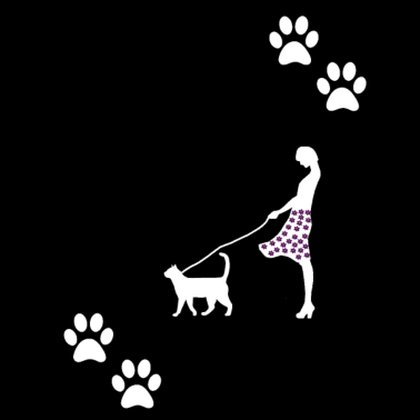 Motiv Mit Der Katze Gassi Gehen Frauen