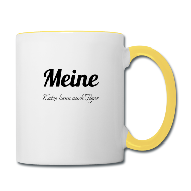 Katzen Tasse - katze - meine Katze kann auch Tiger
