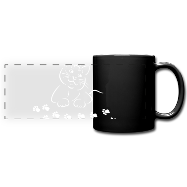 Katzen Tasse - Katze Katze Katze Katze Katze Katze Pfoten Blick