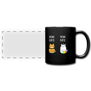 Katzen Tasse - DEINE KATZE MEINE KATZE