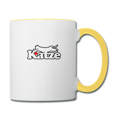 Katzen Tasse - Katze mit einer Katze