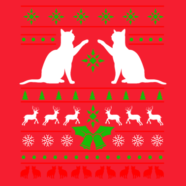 Motiv Weihnachten Katzen Katzen Katzen