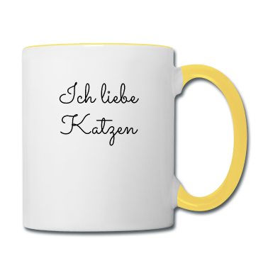Katzen Tasse - katze - Ich liebe Katzen