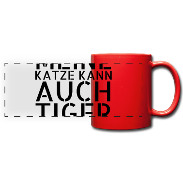 Katzen Tasse - katze - meine Katze kann auch Tiger