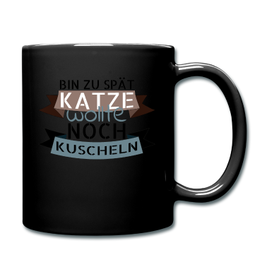 Katzen Tasse - katze - Katze wollte kuscheln