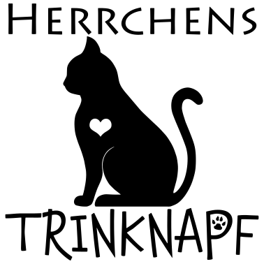 Motiv Herrchens Trinknapf Katze Geschenkidee