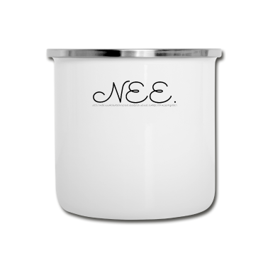 Katzen Emaille Tasse - katze - Katze ist allergisch