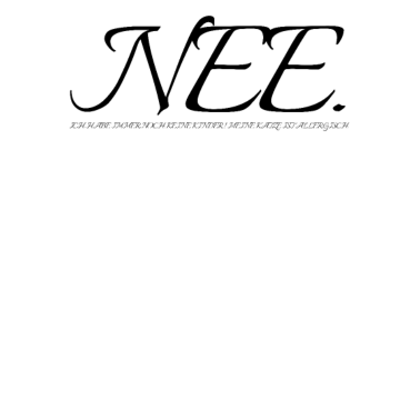 Motiv katze - Katze ist allergisch