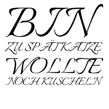 Motiv katze - Katze wollte kuscheln