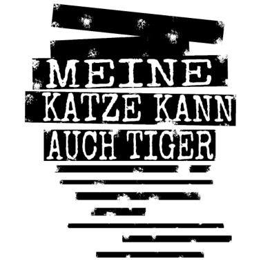 Motiv katze - meine Katze kann auch Tiger