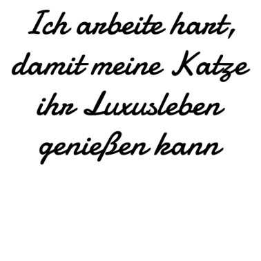 Motiv katze - Luxusleben einer Katze