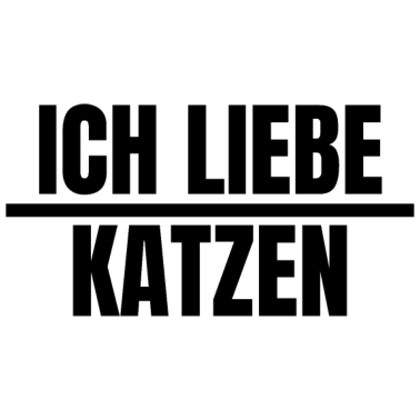 Motiv katze - Ich liebe Katzen