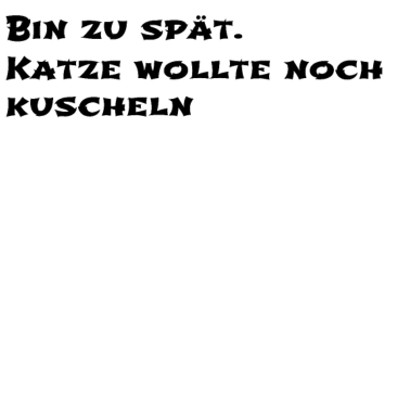 Motiv katze - Katze wollte kuscheln