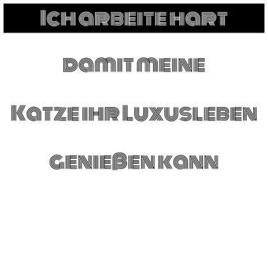 Motiv katze - Luxusleben einer Katze