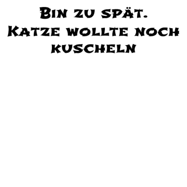 Motiv katze - Katze wollte kuscheln