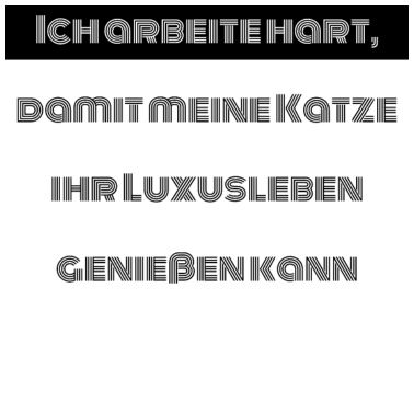 Motiv katze - Luxusleben einer Katze